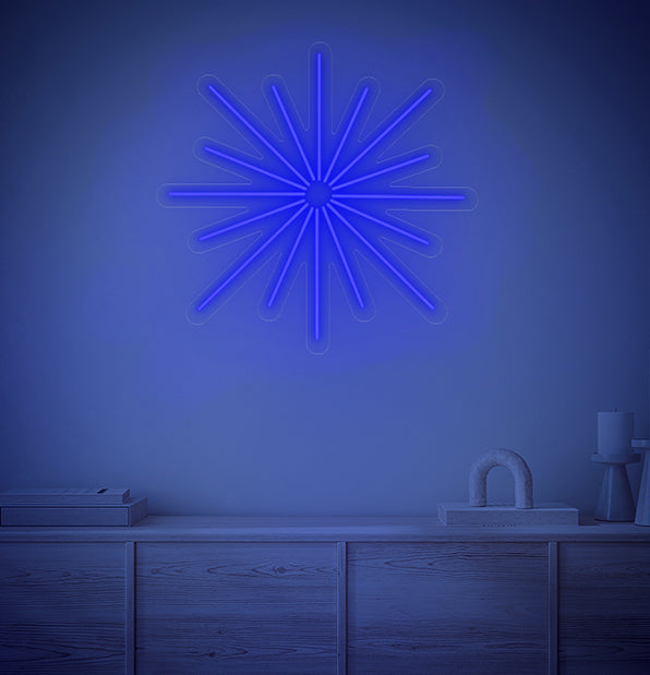 Enseigne Néon LED Etoile du nouvel an