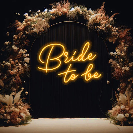 Enseigne Néon LED “Bride to be"
