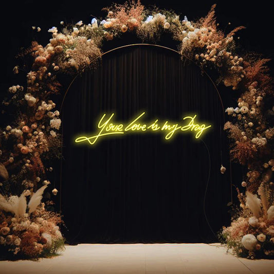 Enseigne Néon LED “Your love is my drag"