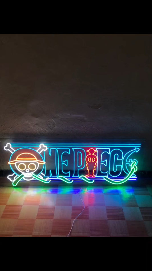 Enseigne Néon LED "ONE PIECE"