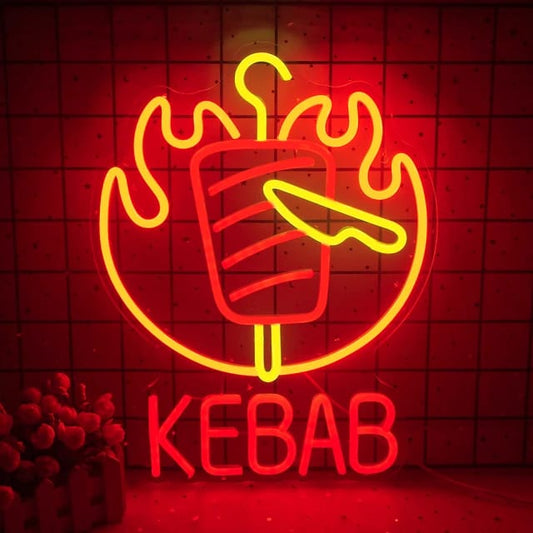 Enseigne Néon LED Kebab