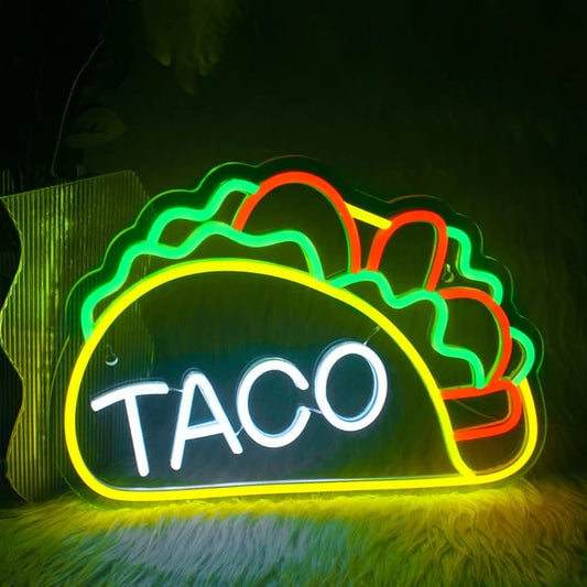 Enseigne Néon LED "Taco"