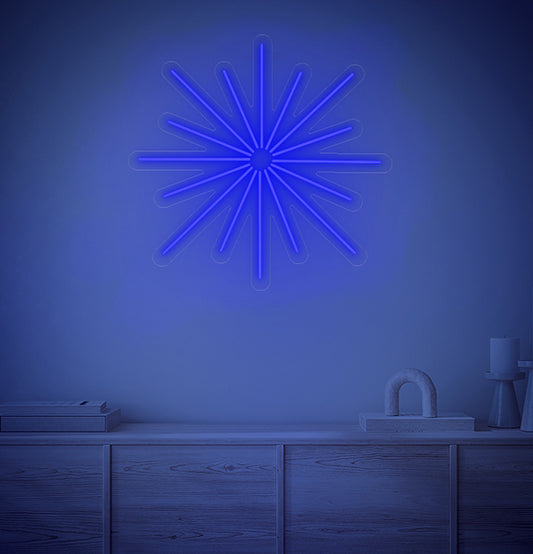 Enseigne Néon LED Etoile du nouvel an