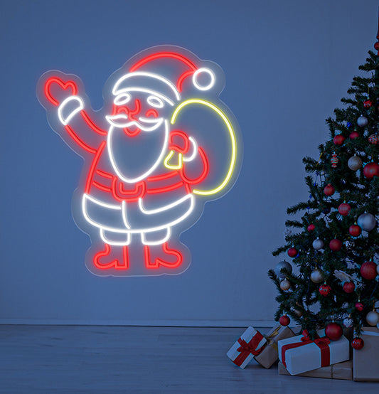 Enseigne Néon LED Père Noel